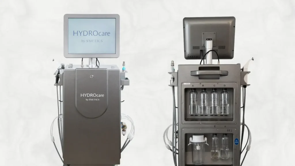 Der dermaceutical HYDROcare in Vorder- und Rückansicht